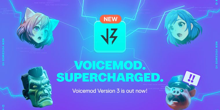 Voicemod V3 launches with a redesigned UI and new Voicemod Key for gaming consoles