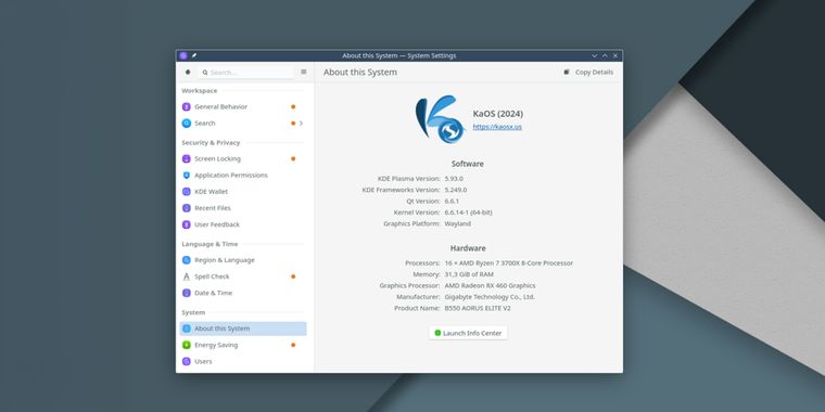 KaOS Linux 2024.07 released with Plasma 6.1.3, bcachefs support, new Phonon backend & more