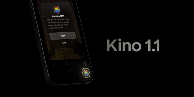Kino 1.1 gets its first big update with custom white balance, tap to focus, and new grades