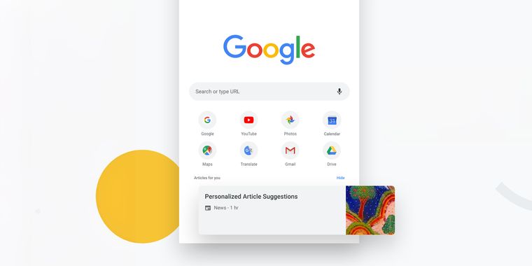 Google tests drag-and-drop file support and recent searches on Chrome for Android