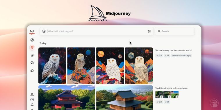 Midjourney launches web version of its AI image editor with inpainting & outpainting tools