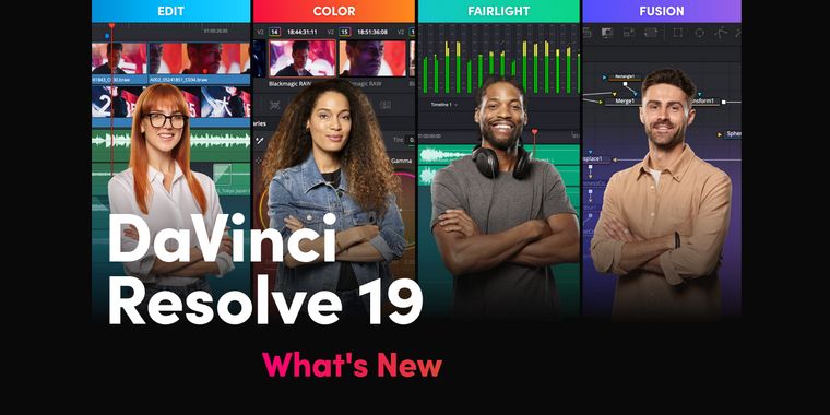DaVinci Resolve 19 launches with AI tools, enhanced color grading, and cloud collaboration