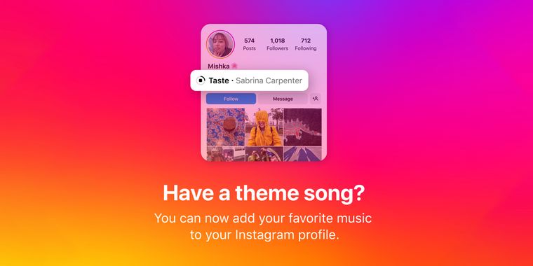 Instagram introduces new feature to add theme song fragments to user profiles