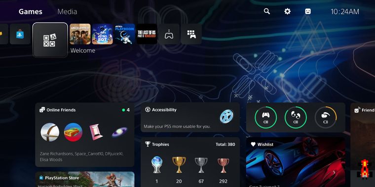 PlayStation 5 major update: Welcome Hub, Party Share, and personalized 3D audio profiles