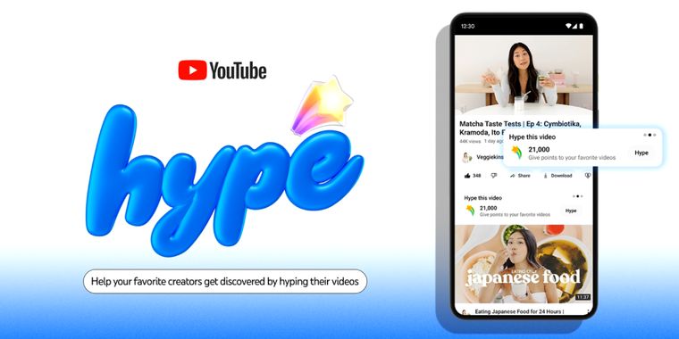YouTube unveils 'Hype' to boost smaller creators with leaderboards and community features