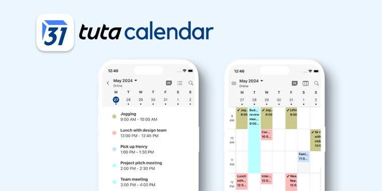 Tuta unveils stand-alone calendar app with enhanced features and strong privacy measures