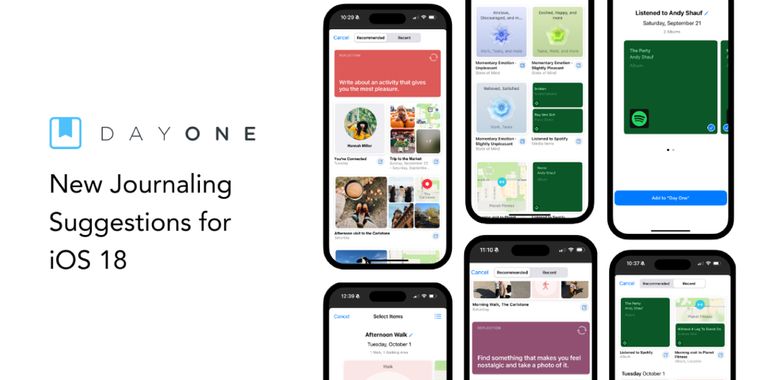 Day One introduces journaling suggestions for iOS 18, media integration, and mood tracking