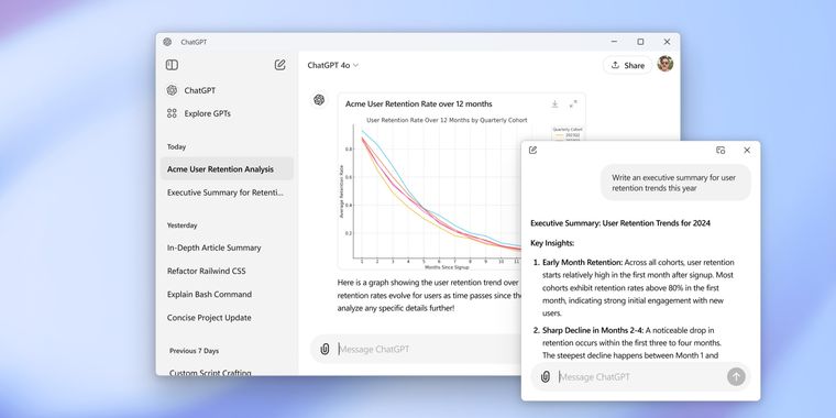 ChatGPT finally comes to Windows in early version for Plus, Enterprise, Team and Edu users