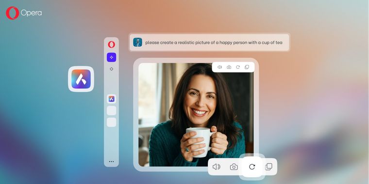 Opera upgrades Aria with Google’s Imagen3 Fast model