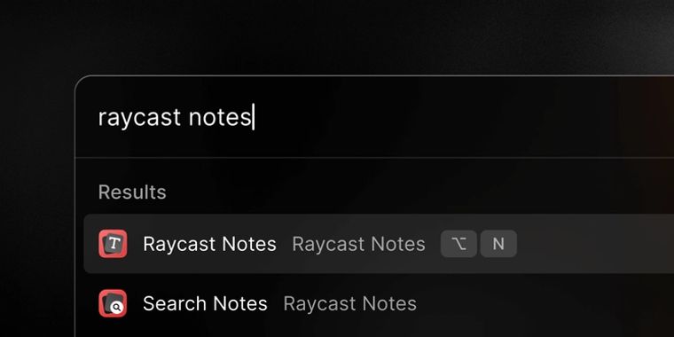 Raycast unveils enhanced Raycast Notes with Markdown support and AI-powered grammar check