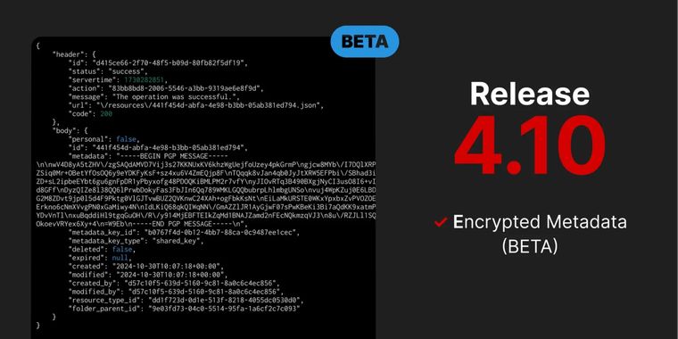 Passbolt v4.10 paves the way for upcoming v5 release