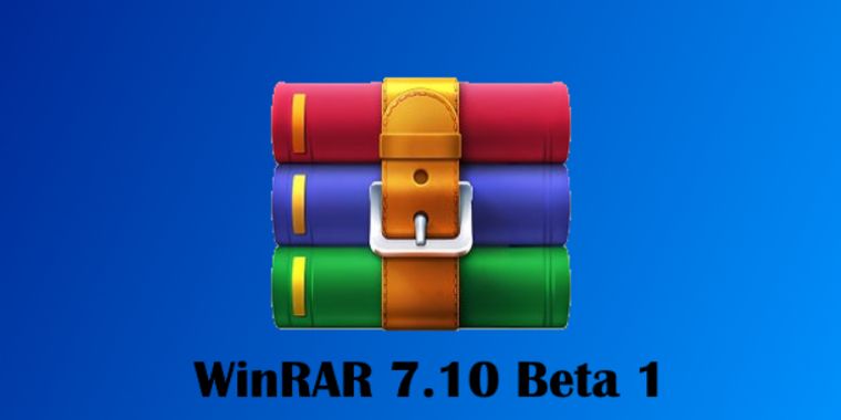 WinRAR 7.10 Beta 1 introduces Dark Mode and performance enhancements