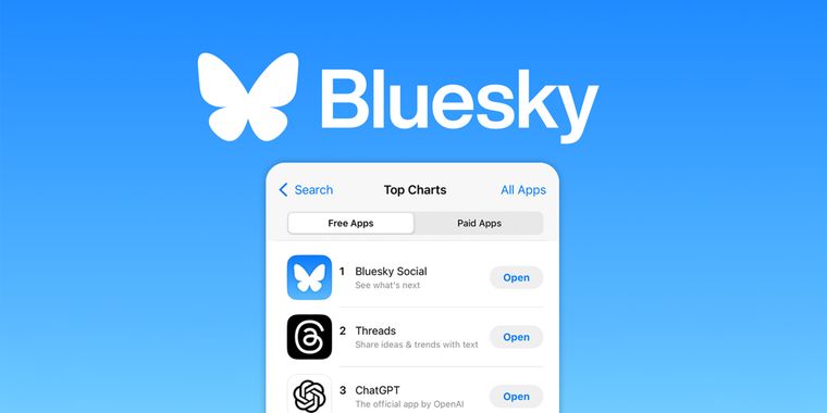 Bluesky hits 15M users, reaching #1 in the iOS app store post-US election
