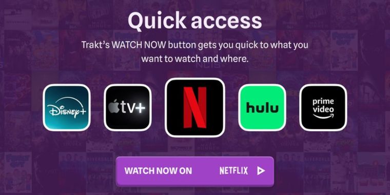 Trakt introduces 'Watch Now' feature
