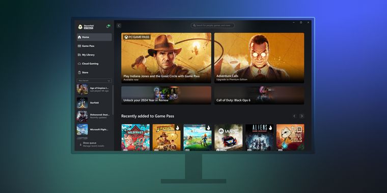Microsoft updates the Xbox App on Windows with a new redesign and over 400 new games