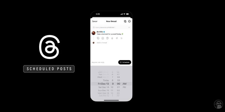 Meta tests scheduled posts feature on Threads