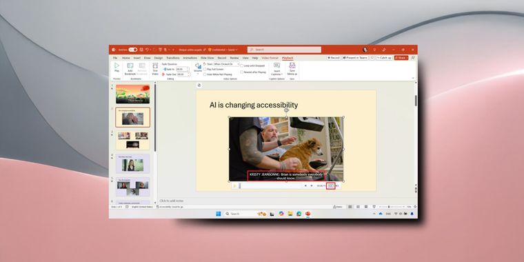 Microsoft PowerPoint Adds SRT File Support for Captions and Subtitles