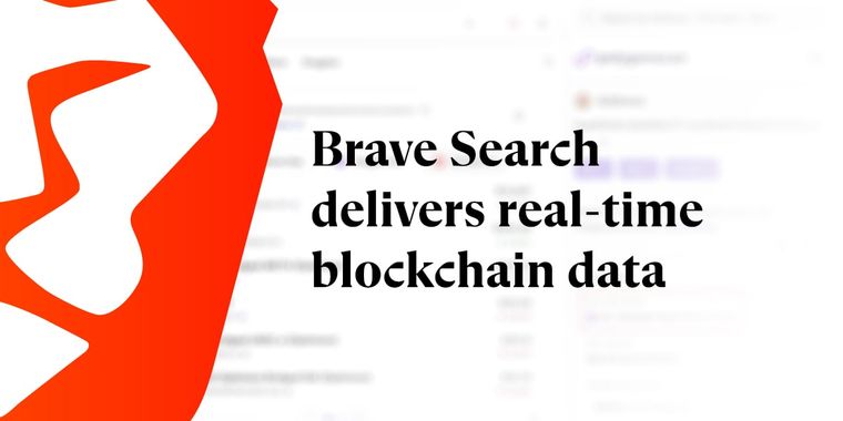 Brave Search adds real-time blockchain data résults with on-chain Ethereum address lookup