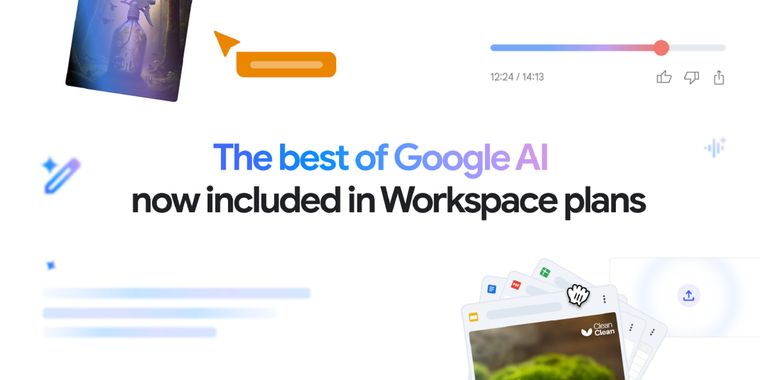 Google now includes Gemini AI in Workspace plans, along with a price increase