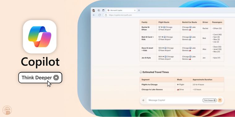 Microsoft expands "Think Deeper" to free Copilot users with limited weekly access