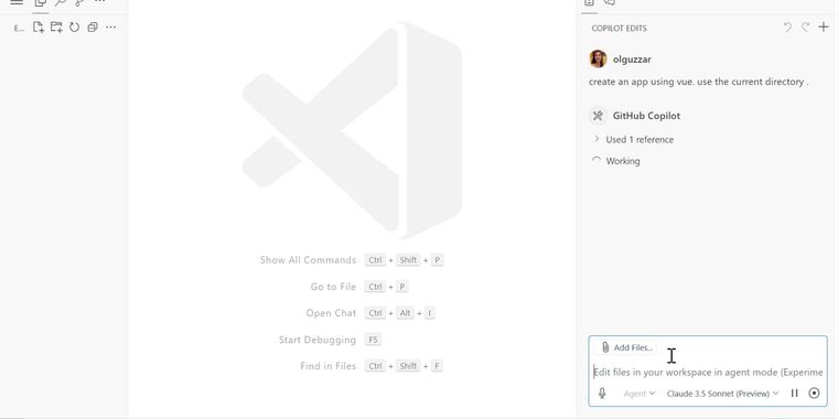 GitHub Copilot agent mode available to VS Code Insiders users