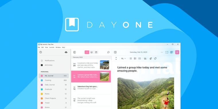 Journaling app Day One launches Windows version in beta testing
