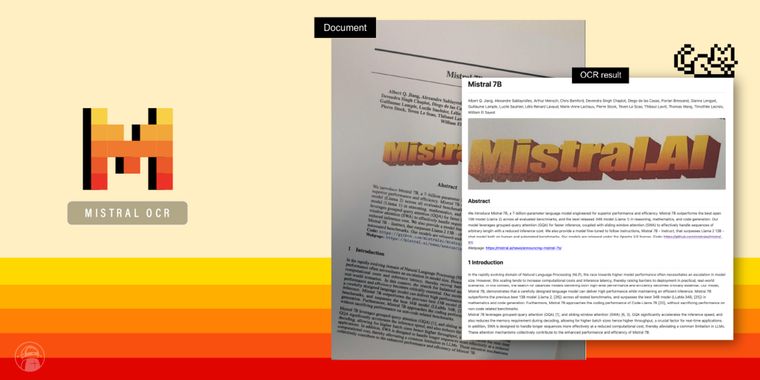Mistral unveils high-accuracy OCR API with advanced document understanding features