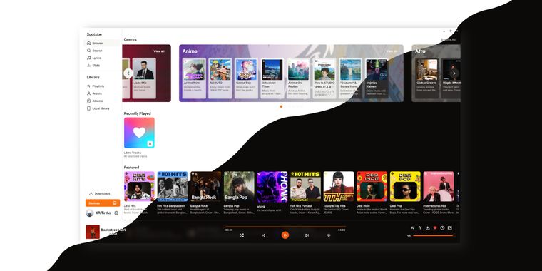 Spotube 4.0 brings a redesigned UI and other improvements to this free Spotify client