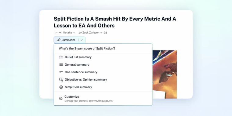 Inoreader introduces Inoreader Intelligence with AI-powered article summaries