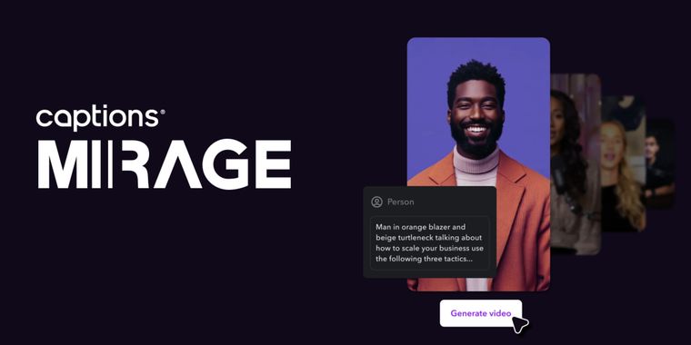 Captions launches new foundation model for video creation with hyper-realistic UGC & ads