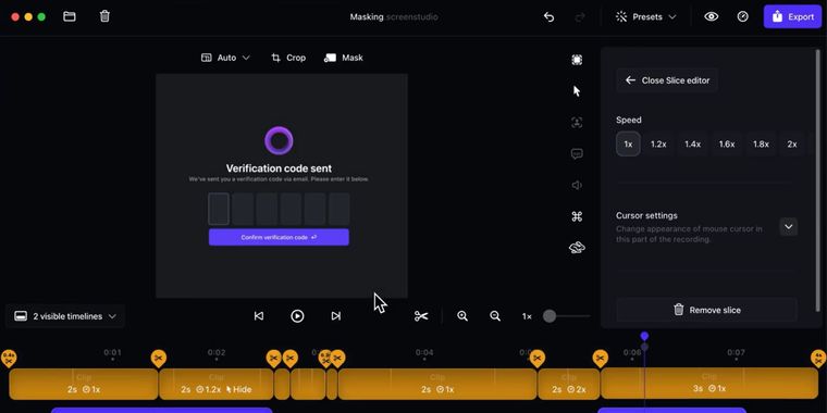 Screen Studio 3.1 adds new privacy feature: Masks
