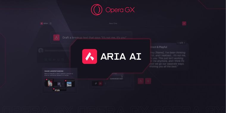 Opera GX Aria AI: updated Writing Mode and Aria in browser tabs