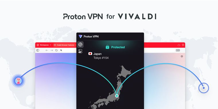 Popular web browser Vivaldi now integrates Proton VPN for enhanced privacy