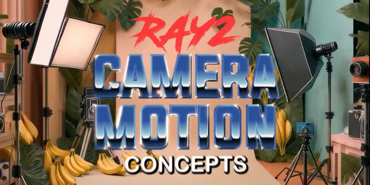DreamMachine introduces Ray2 Camera Motion Concepts