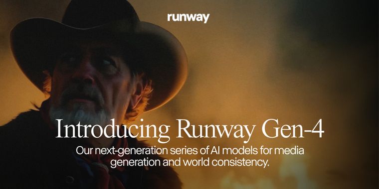 Runway unveils Gen-4, its new model for advanced, consistent and dynamic video generation