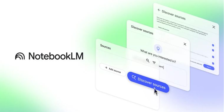 NotebookLM introduces new Discovery Sources feature
