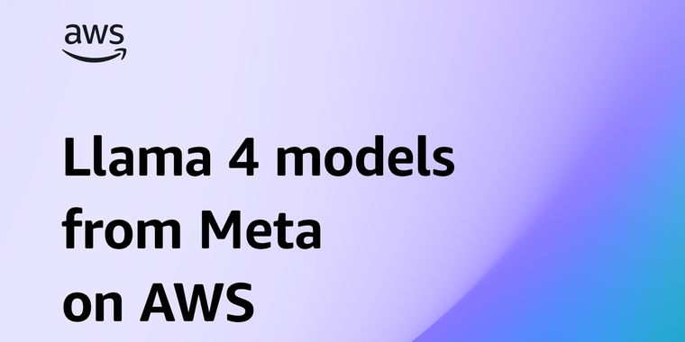 Meta's Llama 4 models now available on AWS SageMaker