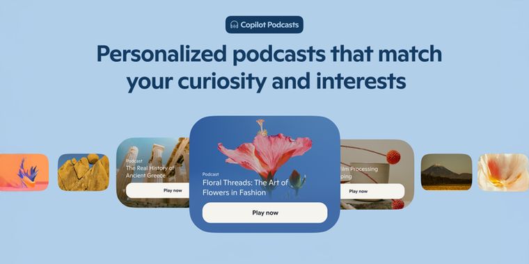 Microsoft tests new Copilot podcast feature for AI-generated conversations on any topic