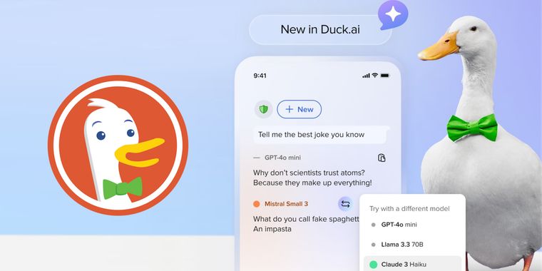 DuckDuckGo adds model switching to Duck.ai Chat