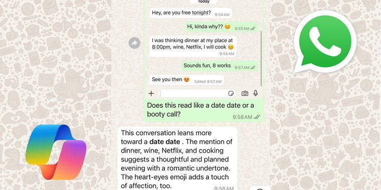 Microsoft Copilot now supports image messaging on WhatsApp