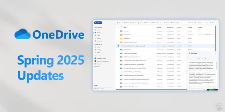 OneDrive adds new AI File Insights, Audio Overviews, advanced PDF tools & more