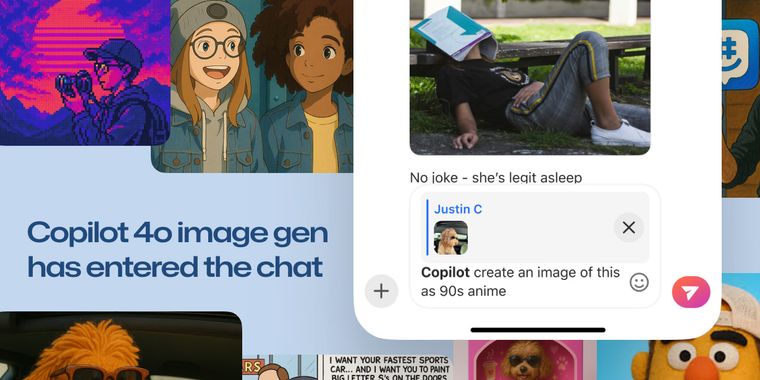 GroupMe integrates Copilot with in-chat GPT-4o image generation