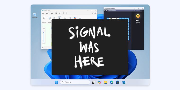 Signal adds screenshot protection on Windows 11 to block Recall from storing your chats