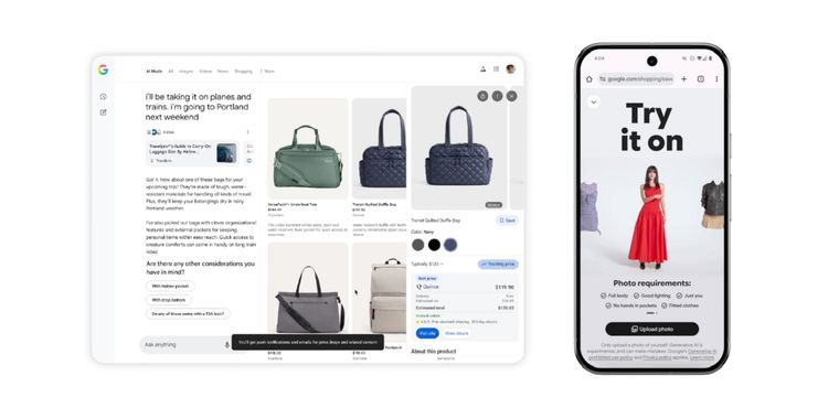Google launches AI shopping mode with virtual try-on and automated checkout