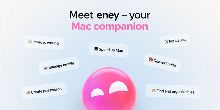 MacPaw's Eney AI assistant for macOS debuts in Setapp beta with privacy & app integrations