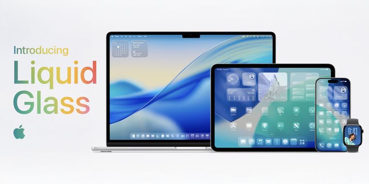 Apple introduces Liquid Glass, a new design language for its ecosystem, based on VisionOS
