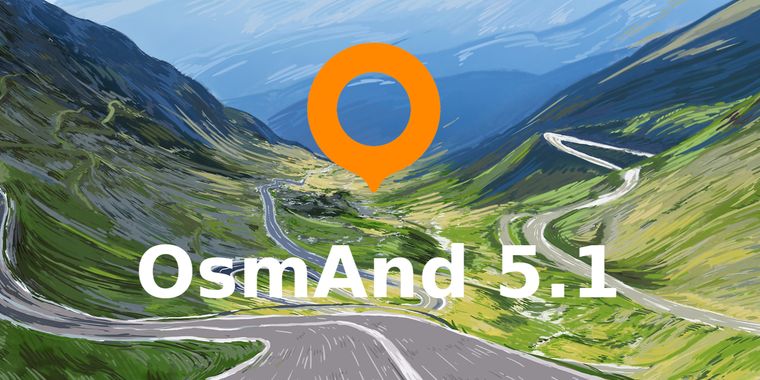 OsmAnd 5.1 for Android and iOS expands cross-platform purchases and brings new features