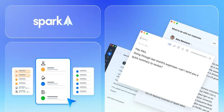 Spark revives classic inbox style and multi-window support for flexible email management
