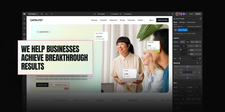 Webflow introduces real-time collaboration in beta, with broader rollout later this year