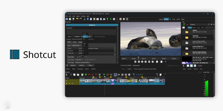 Shotcut 25.07.26 adds model downloader, outline filter, and surround audio tools
